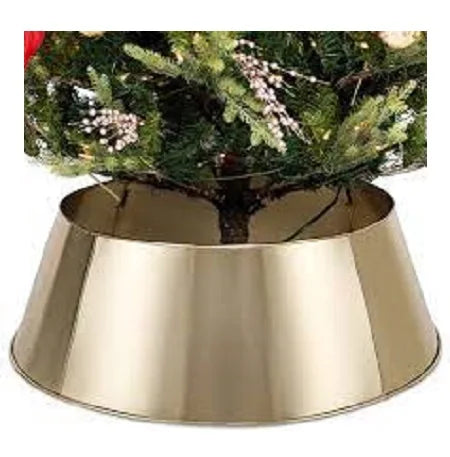 Gold Brass Christmas Tree Collar, Handmade Simple Design