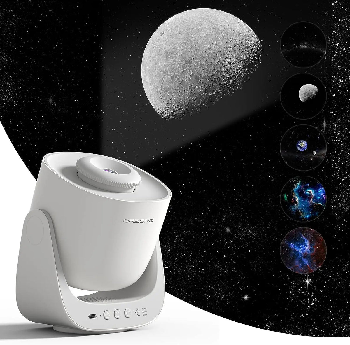 Galaxy Projector Lamp Bedroom Home Decor Led Night Light Customize Atmosphere Galaxy Star