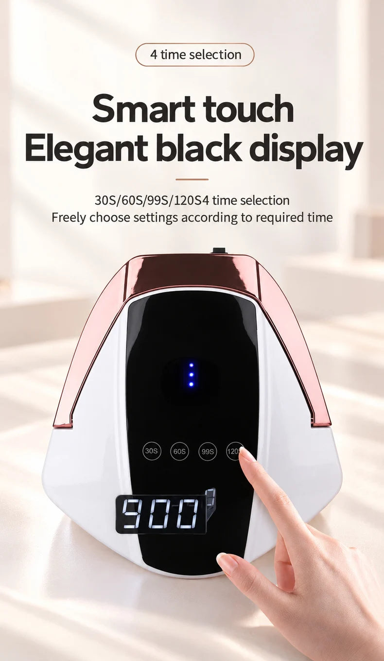 96W Rechargeable Cordless UV LED Nail Lamp with and Packaging S90 Plus