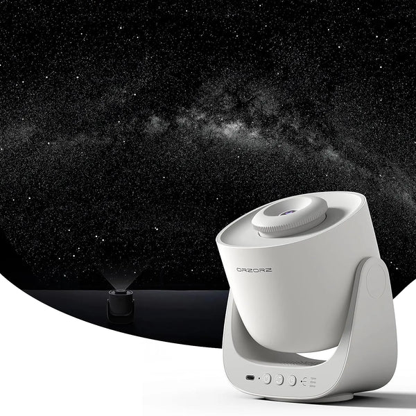 Galaxy Star Projector Lamp, Starry Sky Night Light for Bedrooms, White
