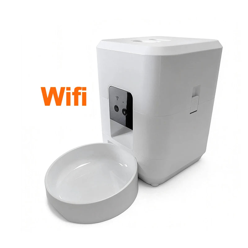 2L Automatic Dog Feeder for Dry Food, Timed Portions, WiFi and Camera Models