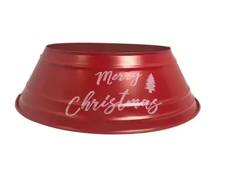 Metal Iron Christmas Decoration Tree Collar Festival Home Garden Decoration Tree Collar