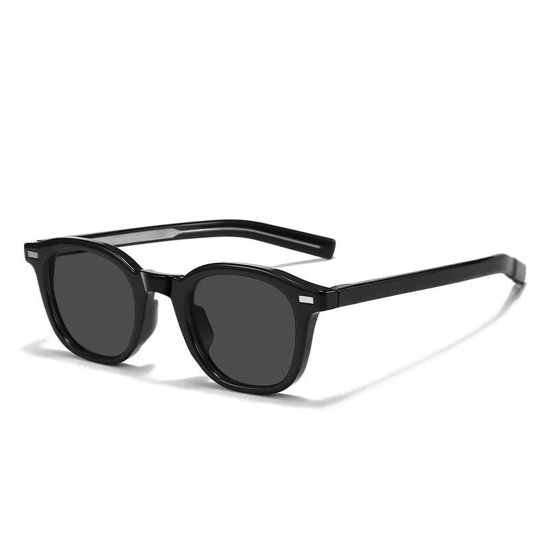 Women Designer Thick Acetate Sunglasses Retro Mens Sunglasses Vintage Fashion Oval Uv