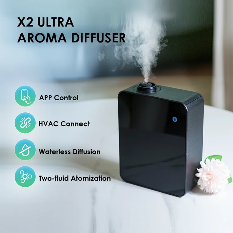 X2 ULTRA Custom Hotel Fragrance Essential Oil Perfume Portable Scent Aroma Diffuser