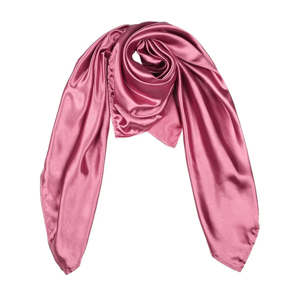 Custom 100% Silk Satin Twill Casual Scarf Large Square for Women for Spring and Autumn