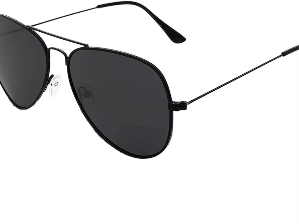 Black Frame Luxury Sunglasses Multi-Color Retro Lenses Unique Mirror Optical Metal