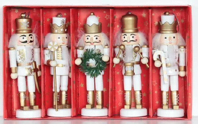 Christmas Nutcracker Decoration Wooden Holiday Soldier Tabletop Decor