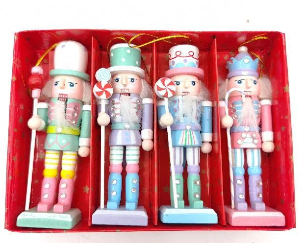 Christmas Nutcracker Decoration Wooden Holiday Soldier Tabletop Decor