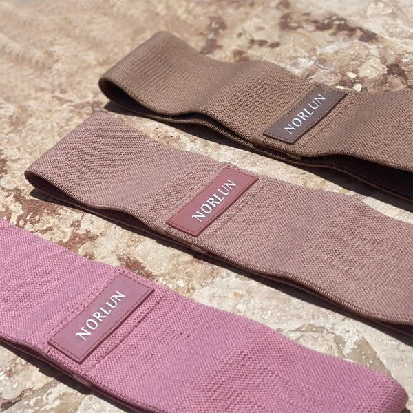Non-Slip Fabric Resistance Bands 3 Levels Booty Exercise Bands Workout Elastic Loop