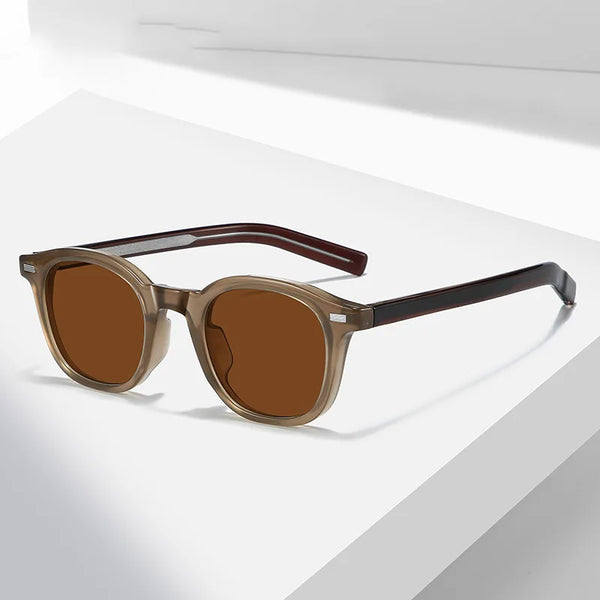 Women Designer Thick Acetate Sunglasses Retro Mens Sunglasses Vintage Fashion Oval Uv