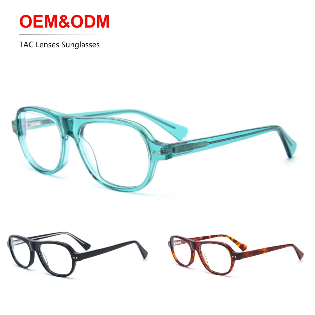 Women'S Designer Thick Acetate Sunglasses Retro Mens Sunglasses Vintage Fashion Oval Uv