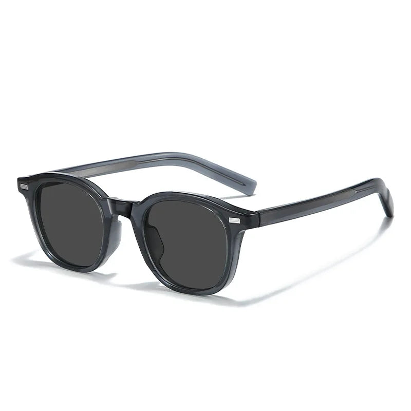 Women Designer Thick Acetate Sunglasses Retro Mens Sunglasses Vintage Fashion Oval Uv