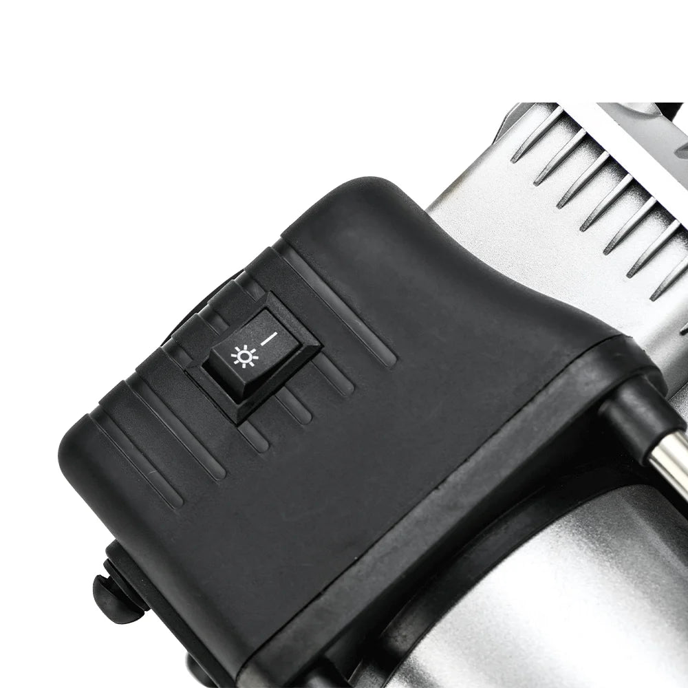 Heavy Duty 12V Digital Double Cylinder Aluminum Alloy Car Portable Air Compressor 150psi
