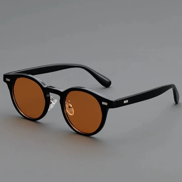 Trendy Retro Men Women Round Polygon Sun Glasses UV400 Thick Frame TR90 Polarized