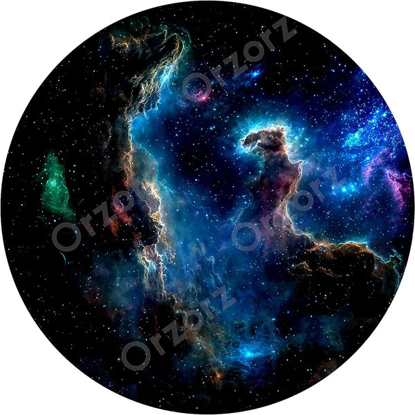 Orzorz New Galaxy Projector Lamp Starry Sky Night Light Customize Label Galaxy Projector