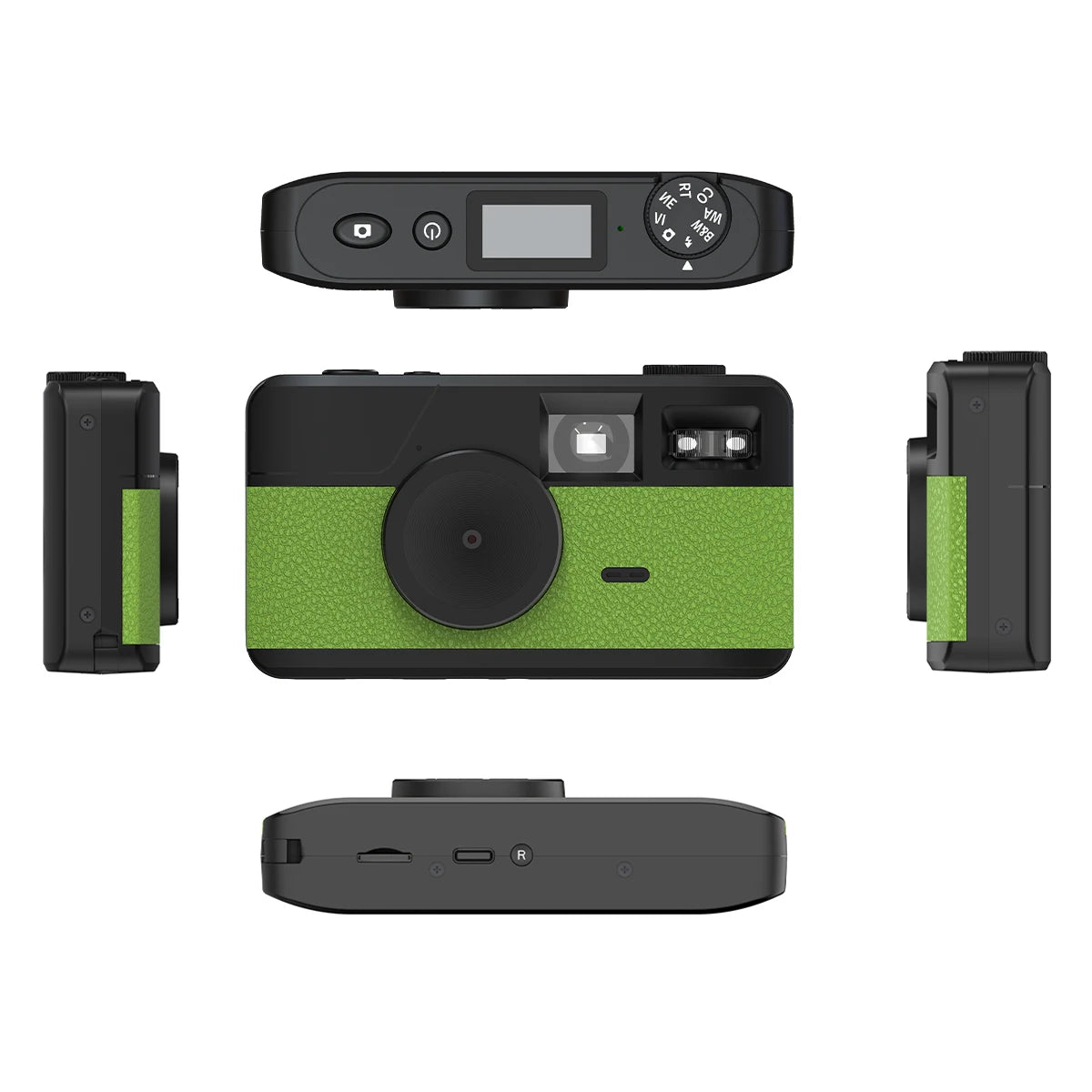 Screenless Digital Camera Screen-Free 8MP Images Retro Vintage No Screen Free Screen