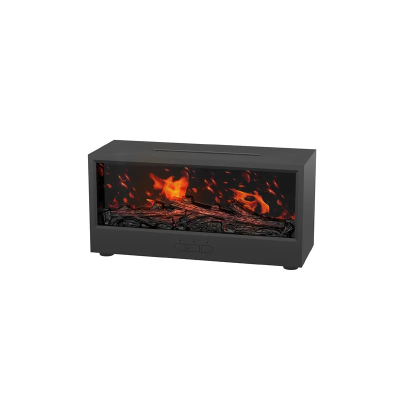 Aroma Essential Oil Fireplace Diffuser Colorful Flame Diffuser Bonfire Fireplace
