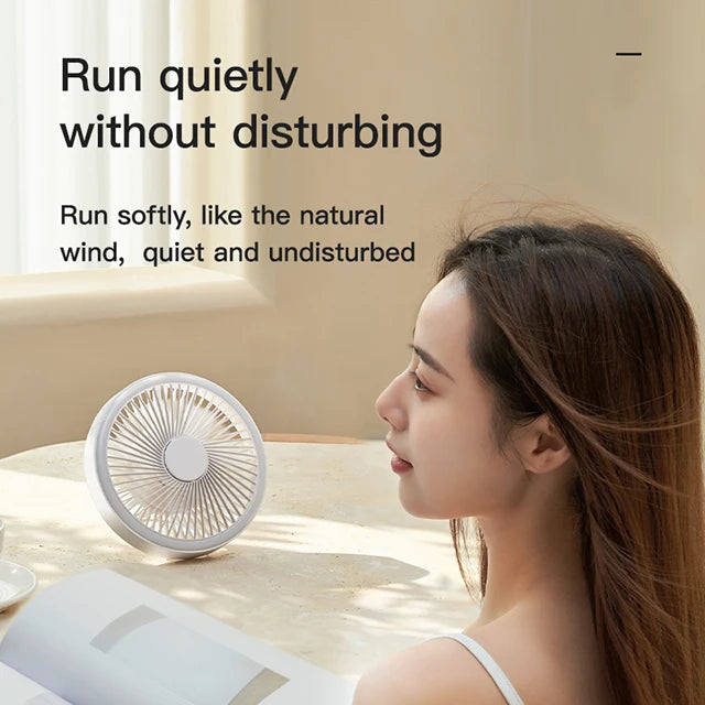 F47 Multifunctional Fan USB Rechargeable Portable Outdoor Camping Ceiling Fan with Night