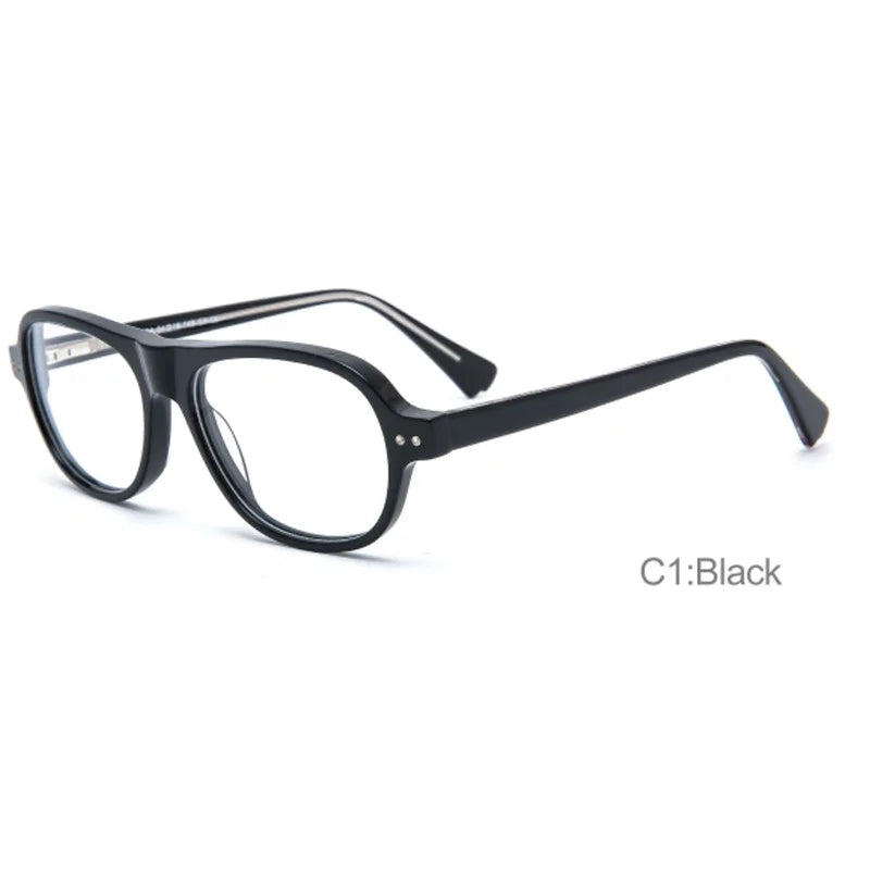 Women'S Designer Thick Acetate Sunglasses Retro Mens Sunglasses Vintage Fashion Oval Uv