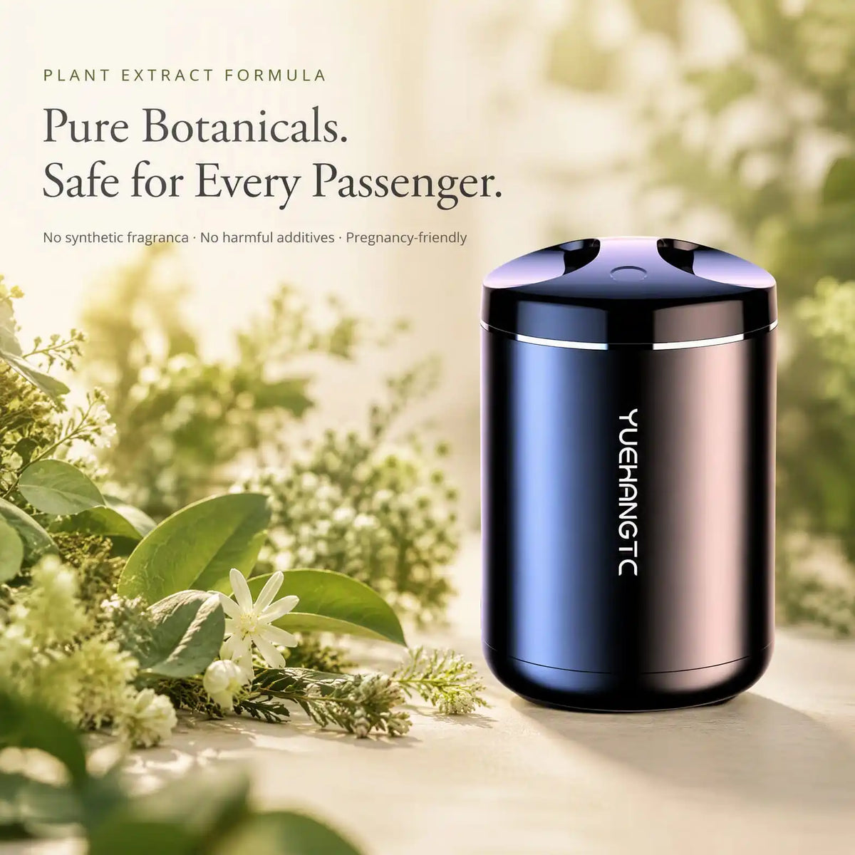 Gradient Metal Car Aromatherapy Diffuser Solid Fragrance Balm USB Powered Portable Air