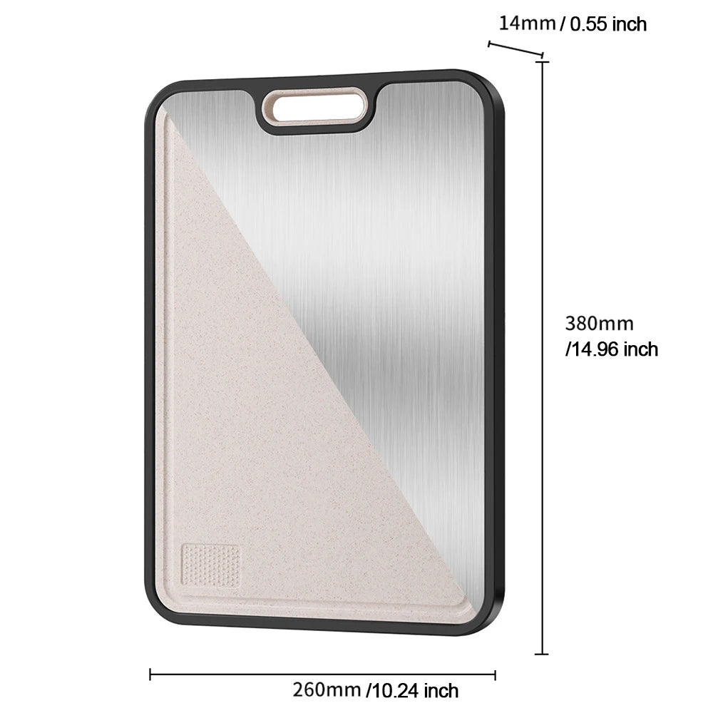 New Titanium Cutting Board Double Sided Doubled Sided Titanium Cutting Board Wheat Straw