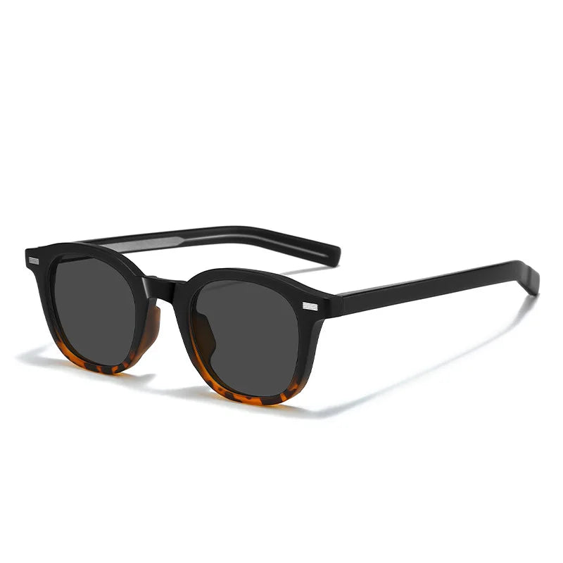 Women Designer Thick Acetate Sunglasses Retro Mens Sunglasses Vintage Fashion Oval Uv