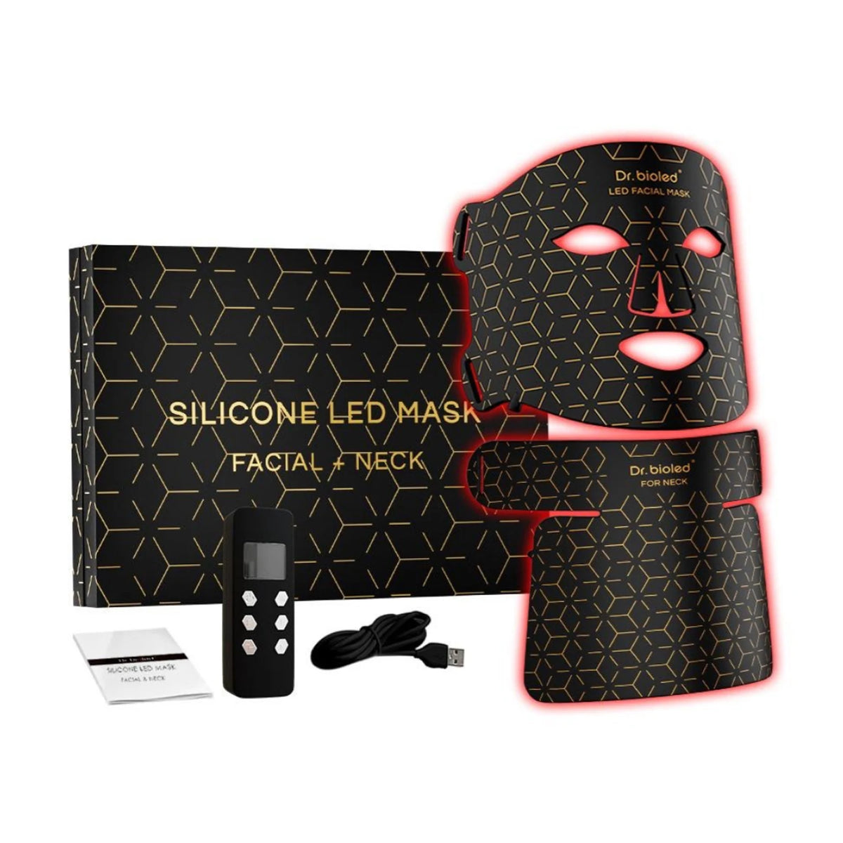 4D Red Light Therapy LED Face Facial Mask Wireless 7 Color Silicone Mask for Skin Care