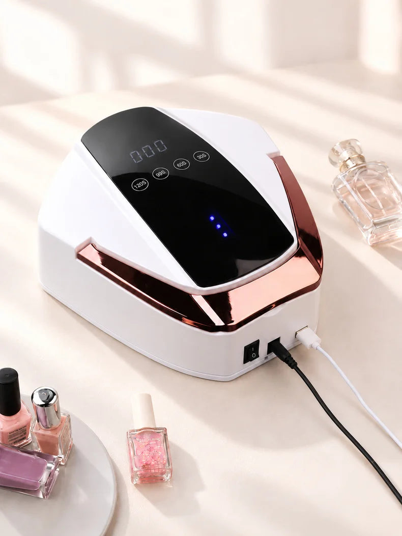 96W Rechargeable Cordless UV LED Nail Lamp with and Packaging S90 Plus