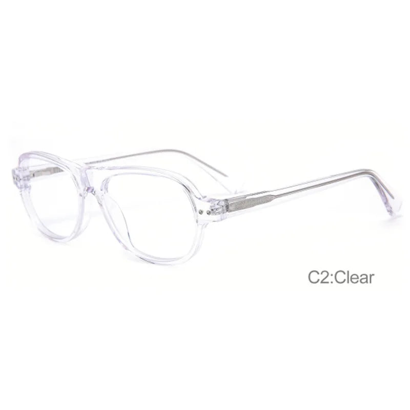 Women'S Designer Thick Acetate Sunglasses Retro Mens Sunglasses Vintage Fashion Oval Uv