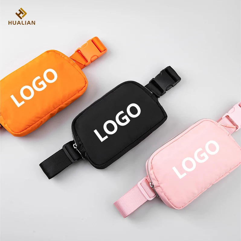 Waterproof Belt Bag for Women Men Mini Crossbody Bag with Adjustable Strap, Travel
