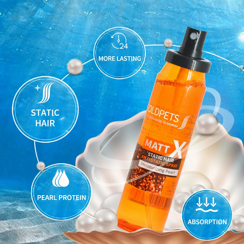 Dog Detangler Spray Dematting, Leave-in Conditioner Smooth Dog Coat Detangling