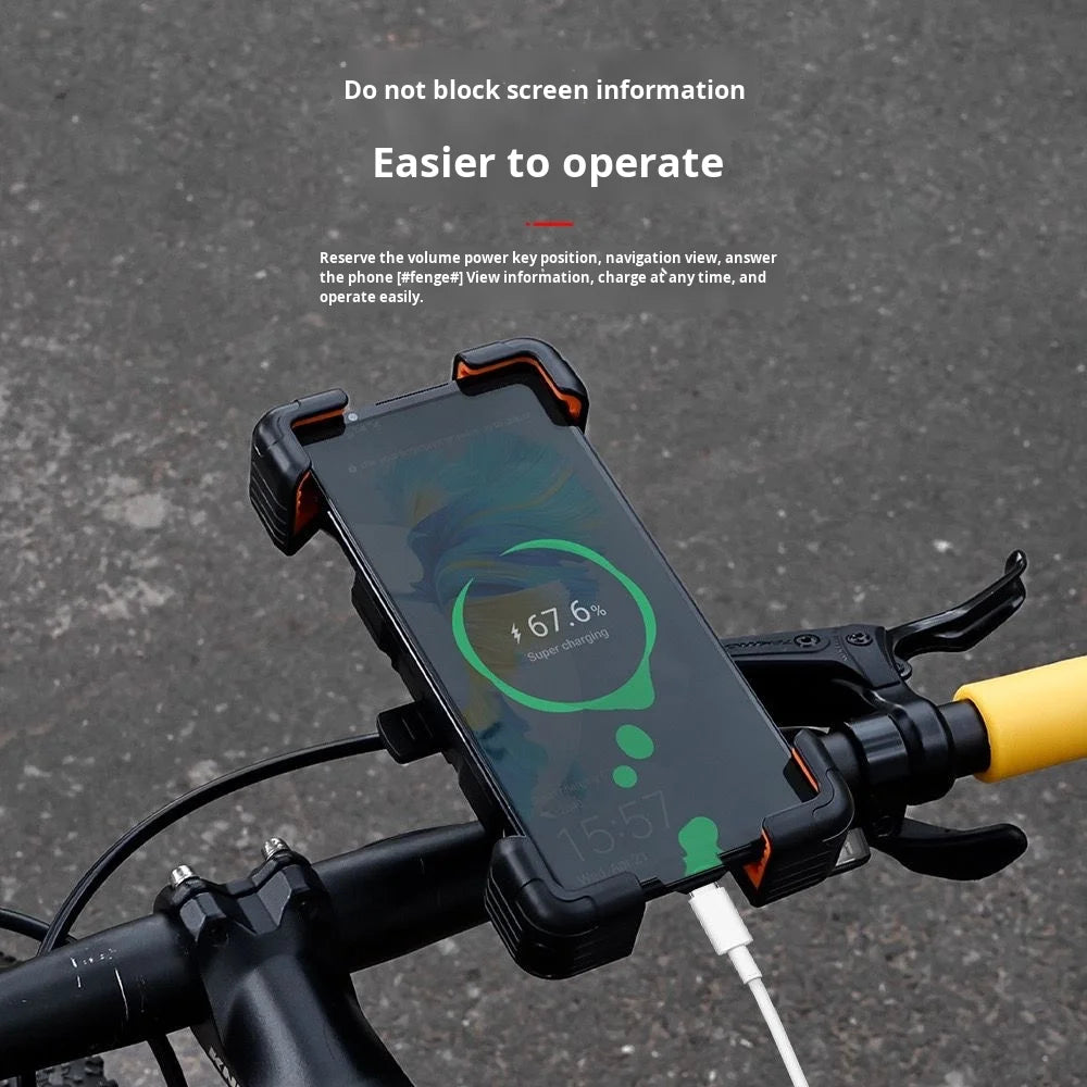 360 Degree Quick Release Bicycle Phone Holder Motorcycle Bike Handlebar Mount Mobile
