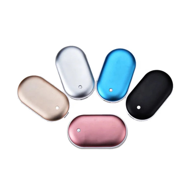 Portable Rechargeable 5200 Mah Usb Hand Warmer and Charge Handwarmer Power Bank 5000mah