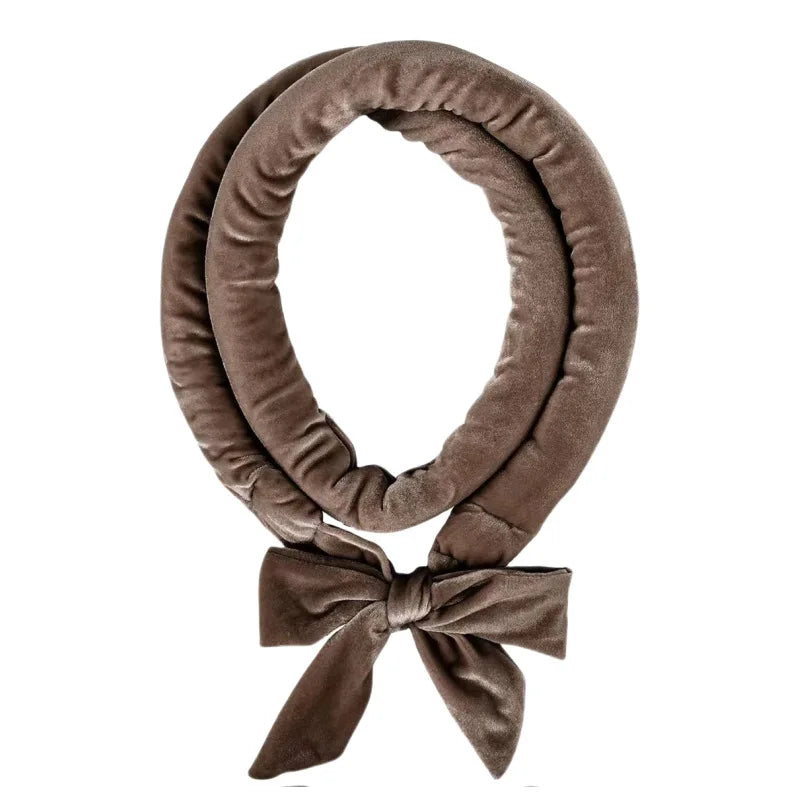 Luxury Velvet Heatless No Heat Curlers Overnight Headband with Filled Roller Frizz-Free