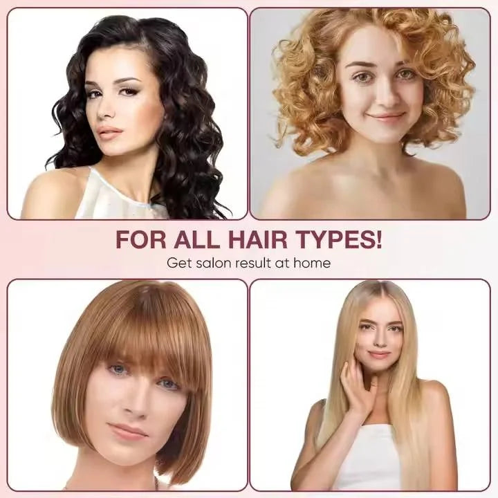 New 5 in 1 Hair Styler Hot Air Brush One Step Blow Drying Curler Straightener Hair Dryer