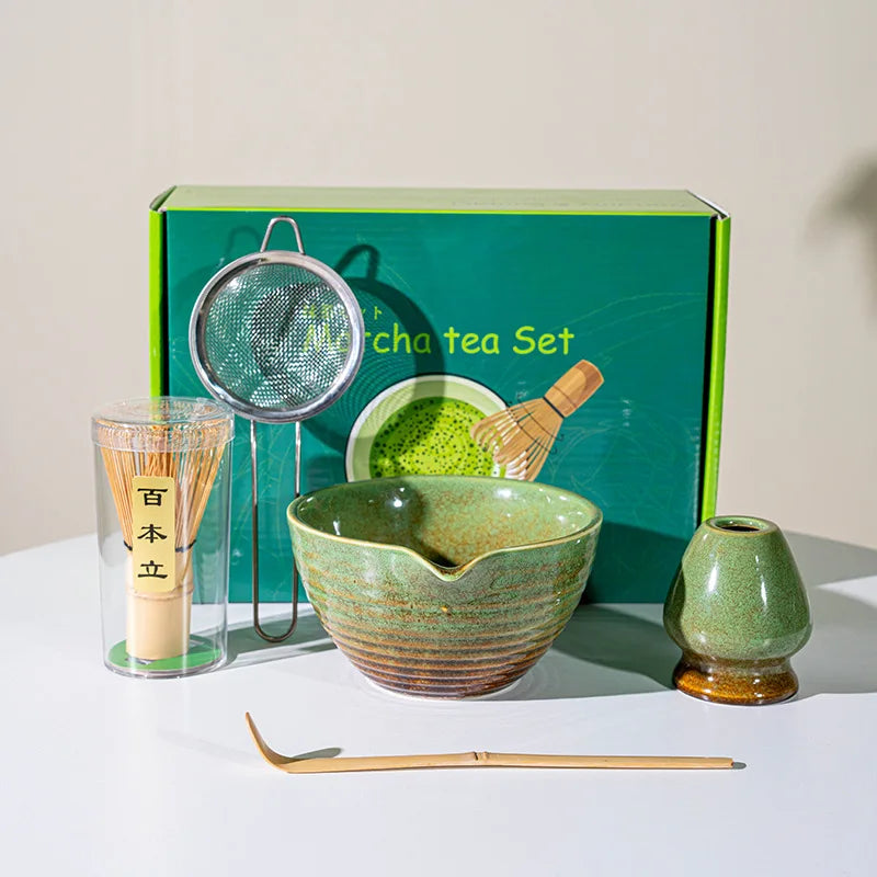 Matcha Set Whisk -100 Pieces of Vertical Tea Whisk - Vertical Combination Tea Preparation