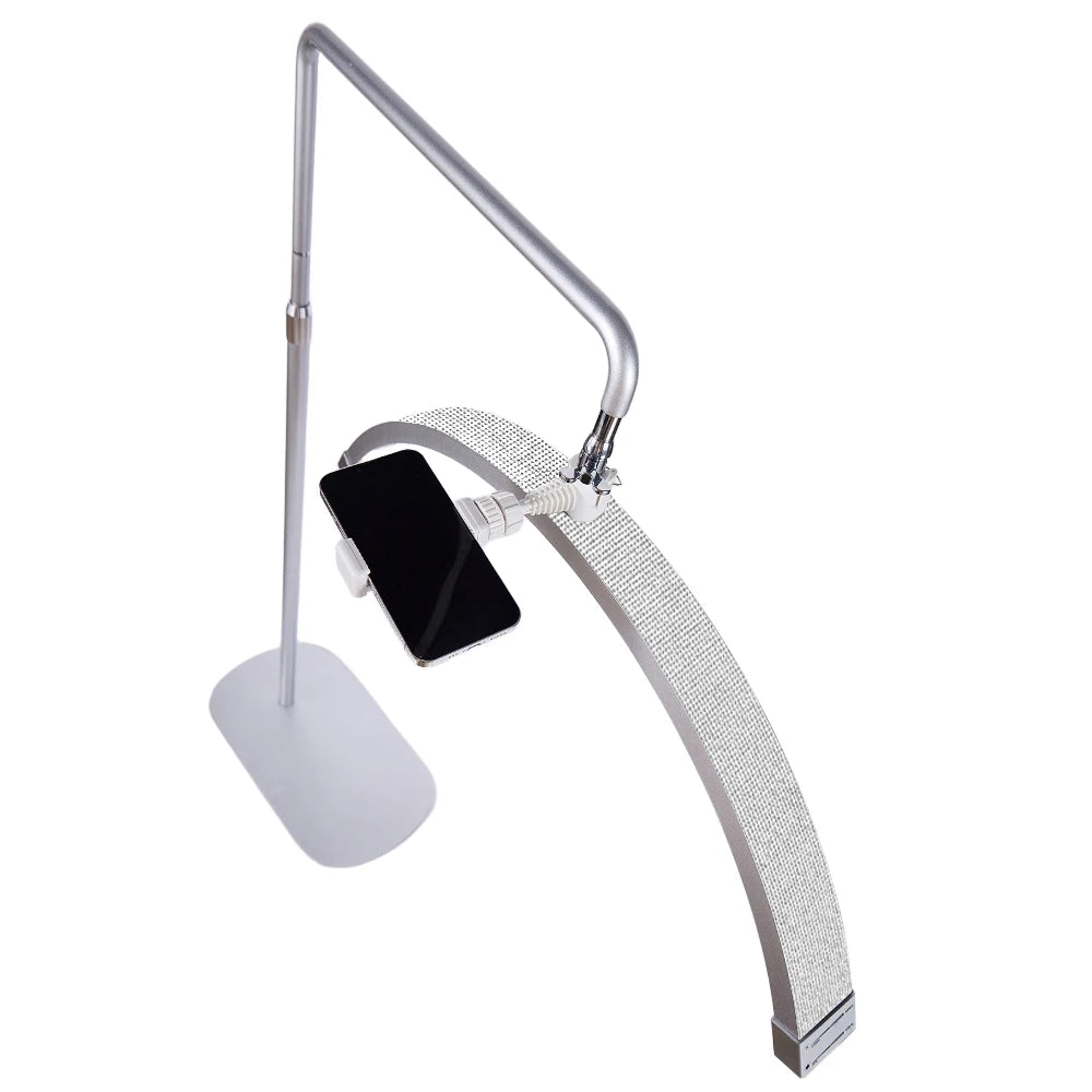 28inch 45W Multi-Angle Led Lash Light Half Moon Light with Tripod for Tattoo Beauty Salon