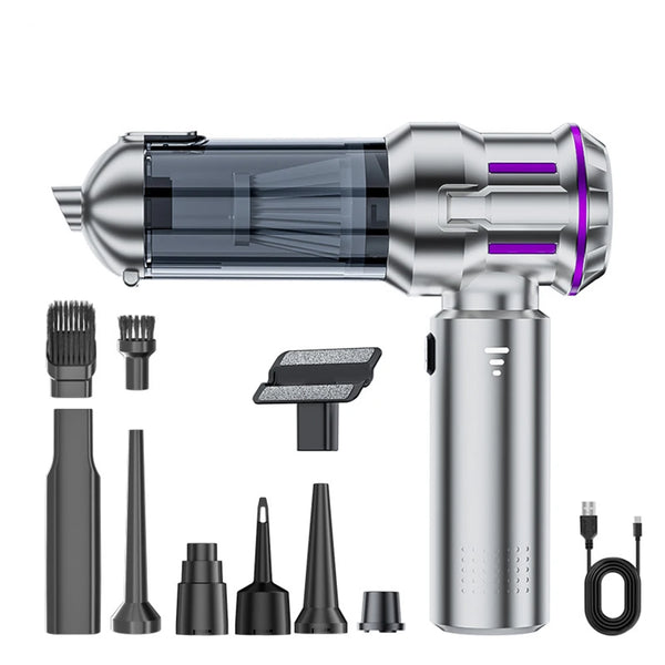 Handheld Car Vacuum Cleaner 16KPa Brushless Motor Cordless Air Duster Portable 6000mAh