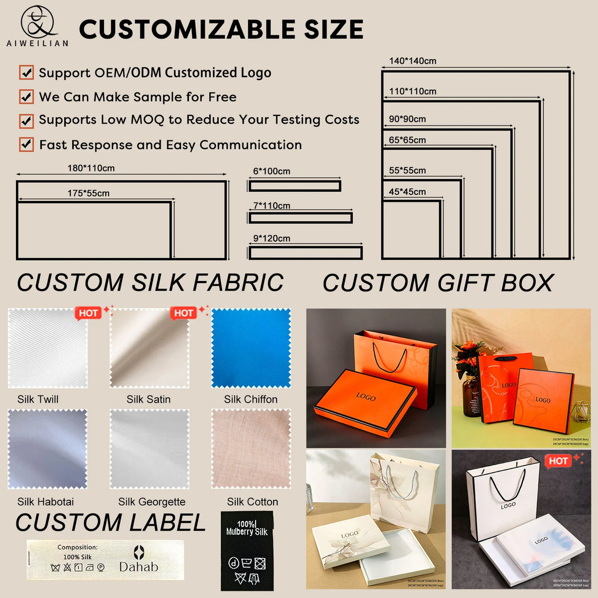 Custom Hand Rolled Edge 100% Mulberry Silk Satin Shawl Luxury Digital Printed