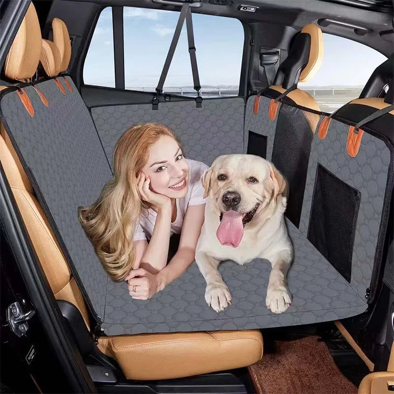 Luxury Oxford Dog & Cat Car Seat Cover 132x160cm Solid Pattern Square Shape