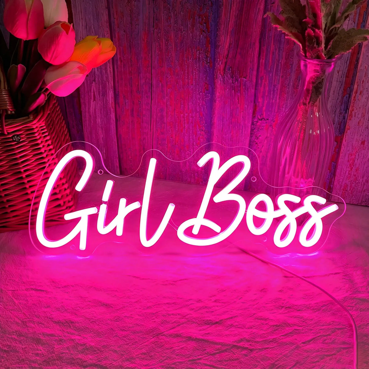 Acrylic LED Neon Sign Multi-Color IP65 Waterproof for Wedding Home Bar Shop Decoration