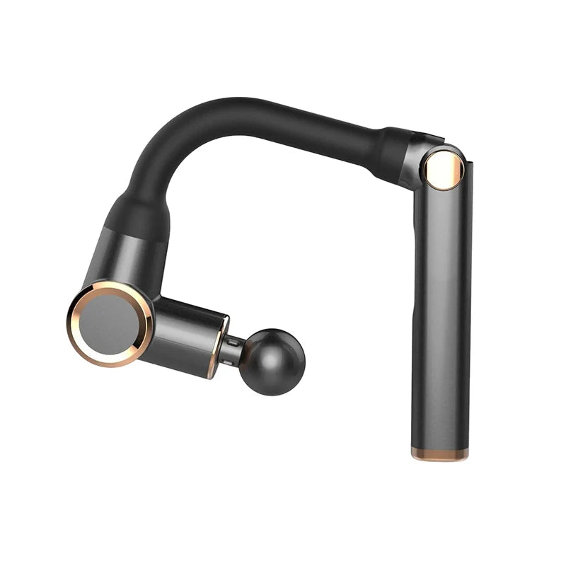 Professional Adjustable Angle Massage Gun 4 Heads Deep Tissue Percussion Portable