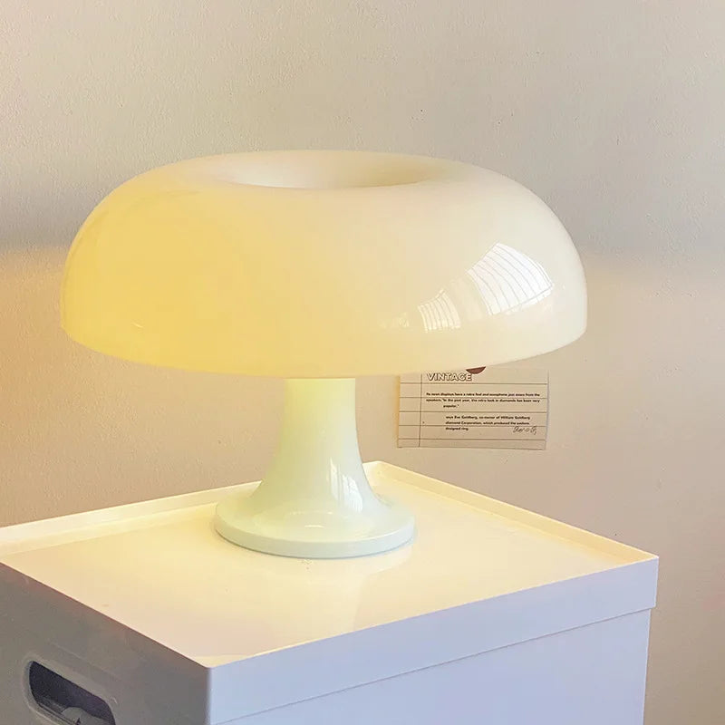 Modern Mushroom Lamp Cordless LED Night Light With Warm White Light For Bedrooms Home