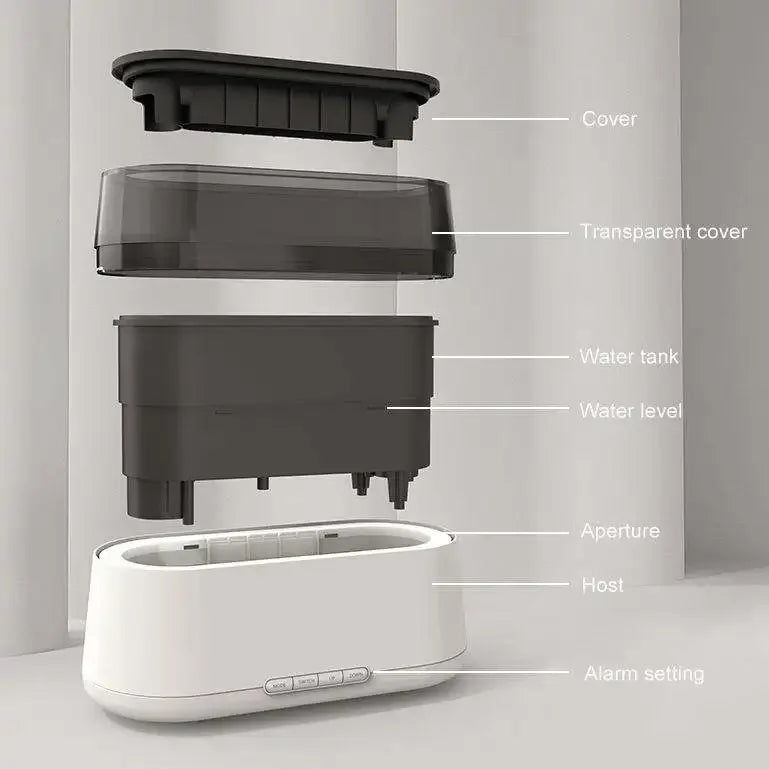 Smart Flame Effect Diffuser Humidifier Quiet Multifunctional Aroma Diffuser Aromatherapy