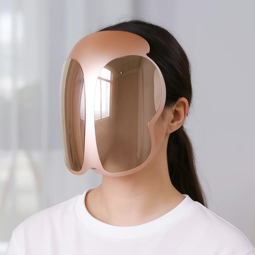 USB LED Face Mask with Multiple Light Colors and Modes, Skin Care Beauty Mask