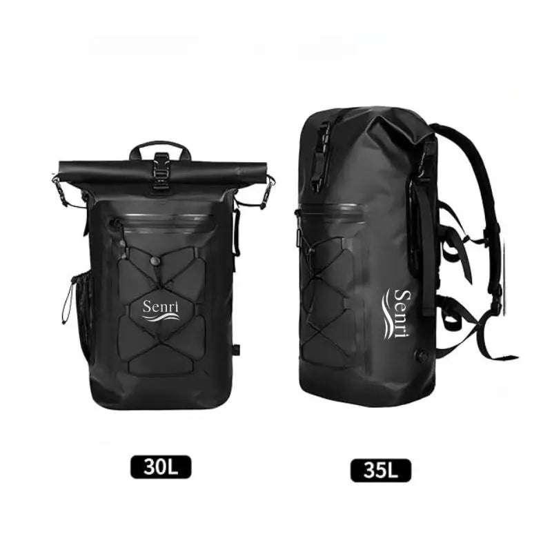 30L Waterproof PVC Dry Bag Backpack Roll-Top Floating Design for Casual Kayaking Rafting