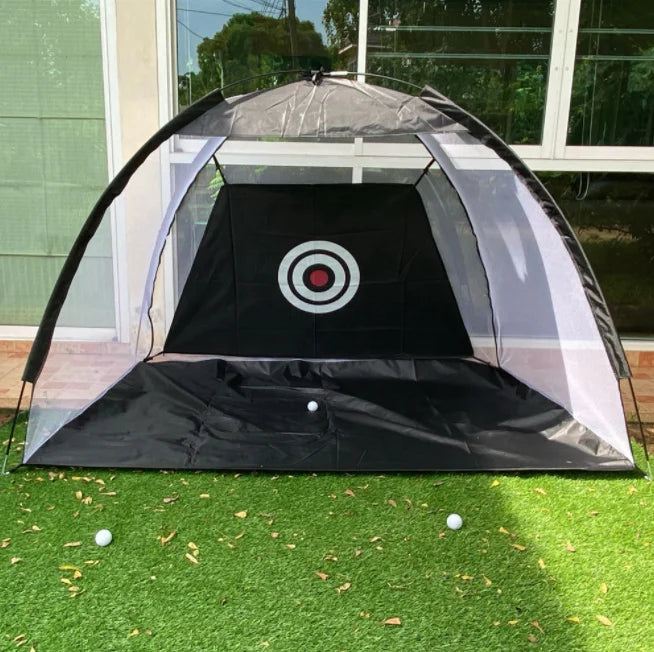 Portable Golf Swing Trainer Hitting Practice Nets Target Backyard Driving Range Training