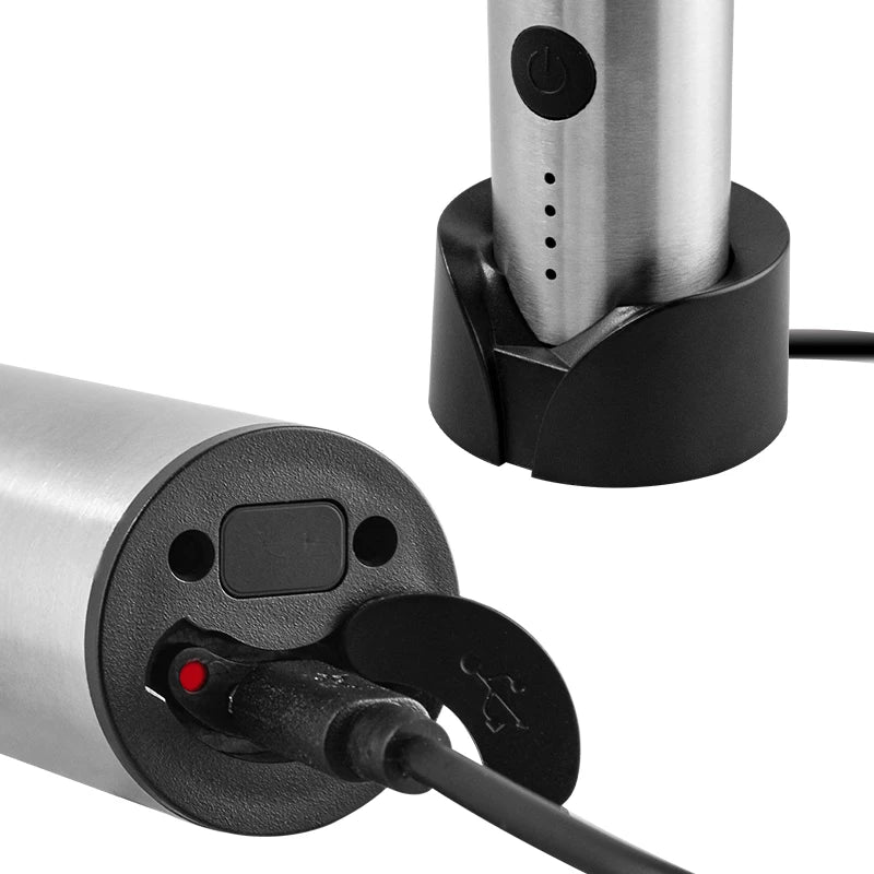 Automatic,Usb Rechargeable Milk Frother Electric Hand-Held Stainless Steel Foam Machines