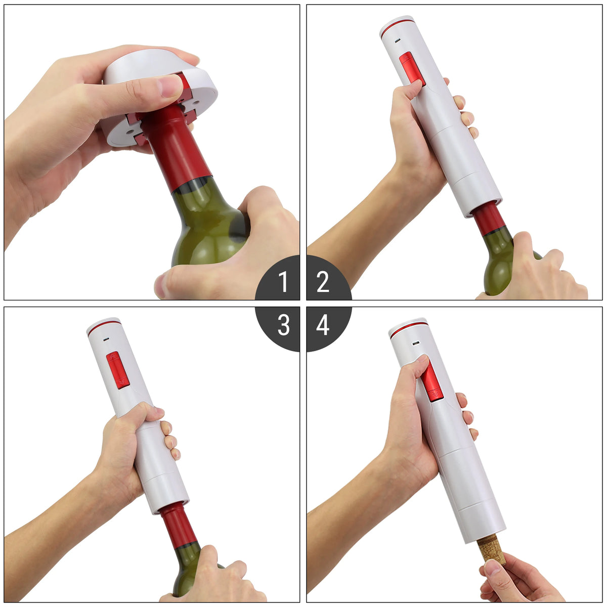 IC700 Electric Wine Opener Rechargeable Cordless Corkscrew Wine Bottle Opener