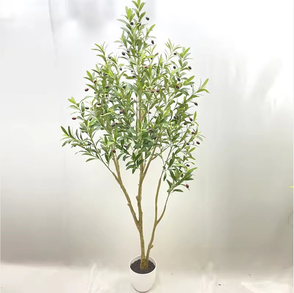 Detachable Artificial Olive Tree Faux Potted Plant 60cm-180cm Indoor Outdoor Home Hotel